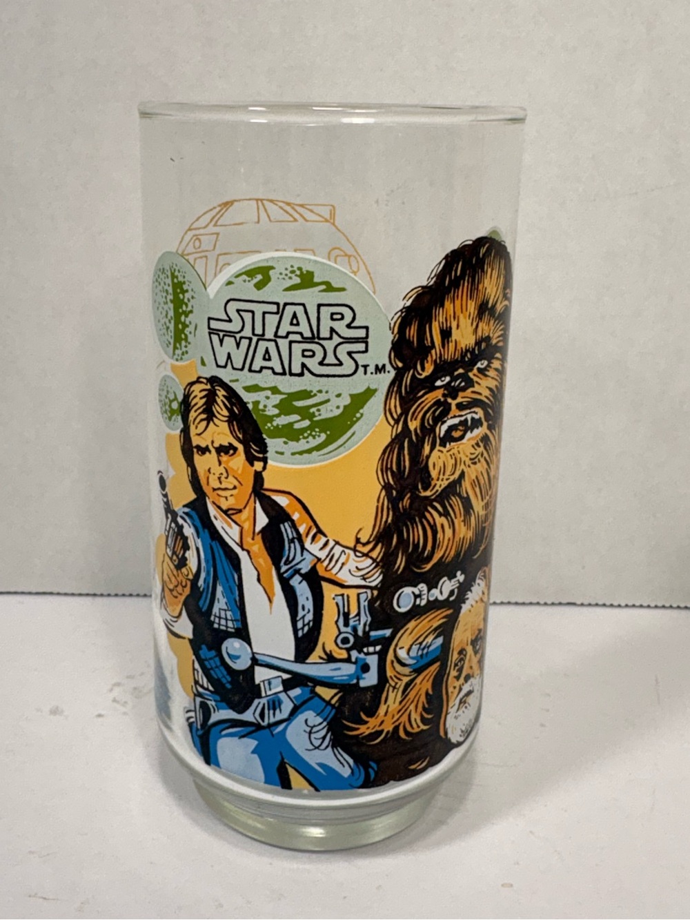 Vintage 1977 Star Wars Chewbacca Burger King Coca-Cola Glass